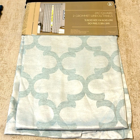 Jacquard Other - Jacquard Domestic Window Drapes/Panels.   New In Original Packaging